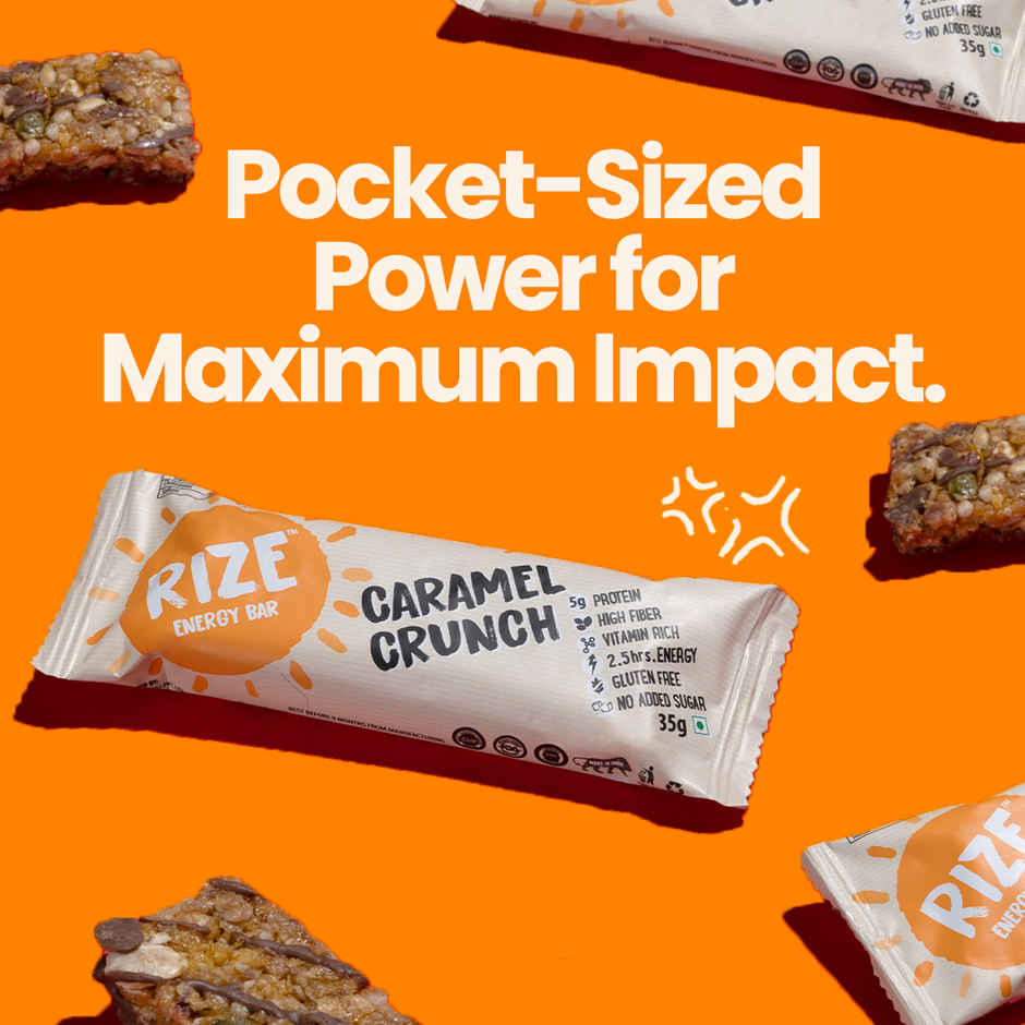 Rize Energy Bar In Caramel Crunch
