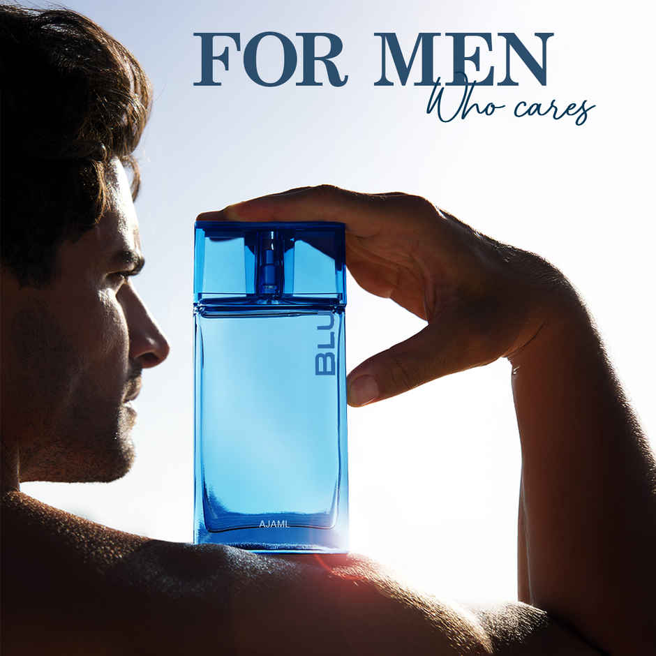 Ajmal Blu Edp Ml Long Lasting Scent Spray Citrus Perfume Gift For Men