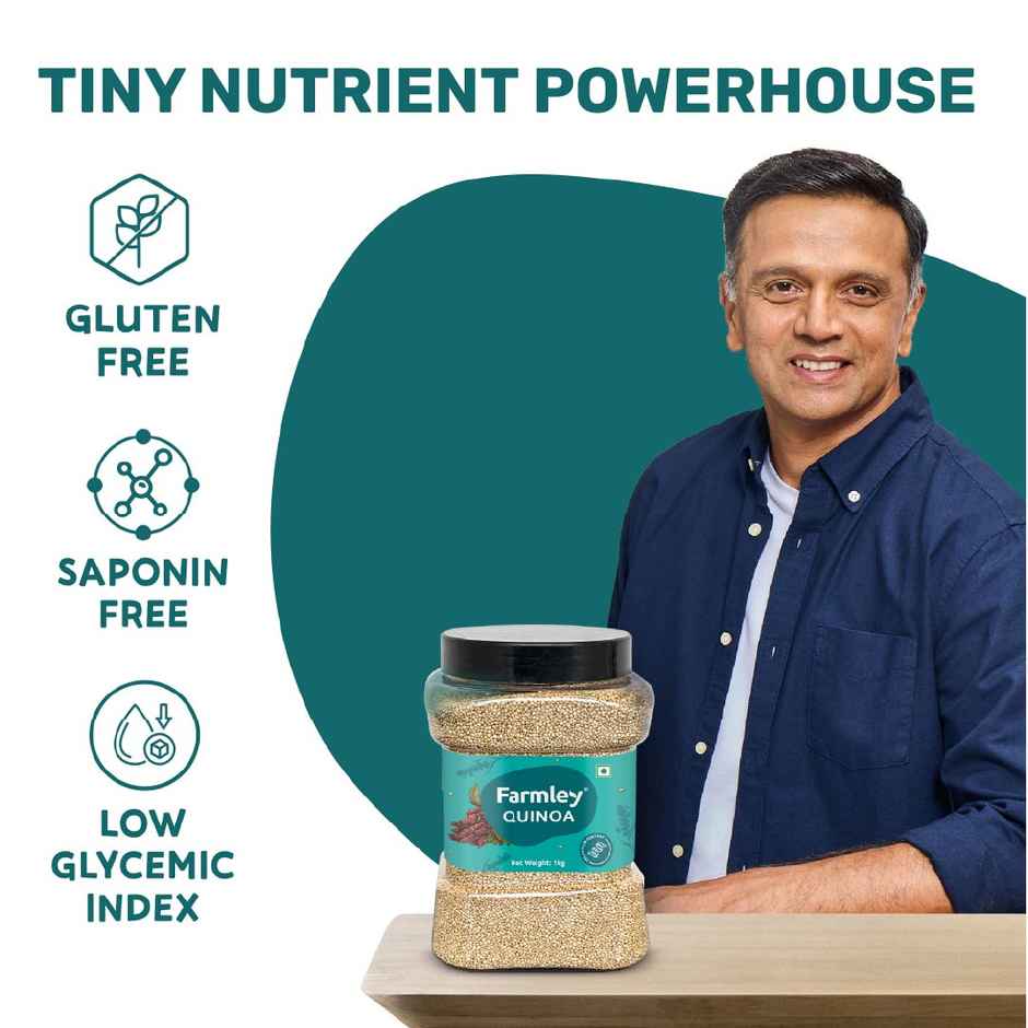 Farmley Natural Quinoa High Protein | Dietary Fiber & Gluten-Free Superfood