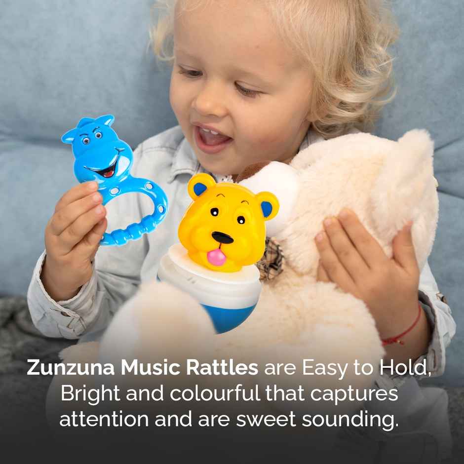 Ratna's Zunzuna Musical Rattle 2 Pcs | Assorted