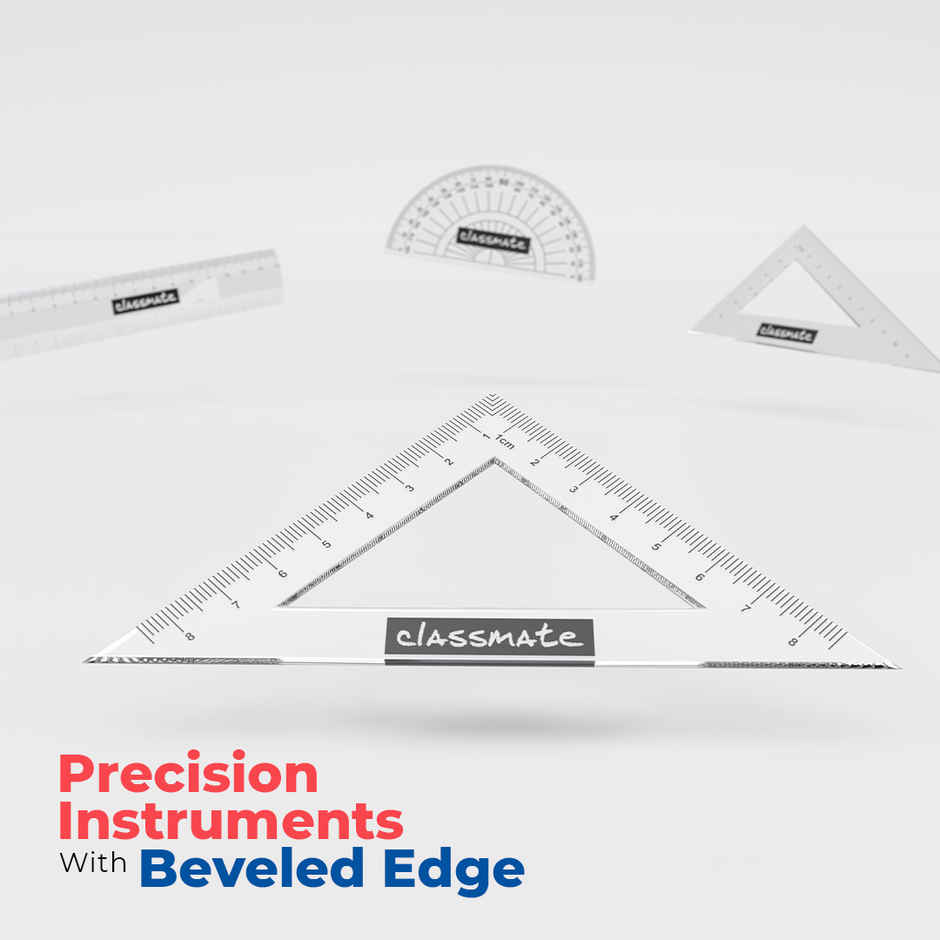 Classmate Geometry Box | Complete Geometry Set - Red