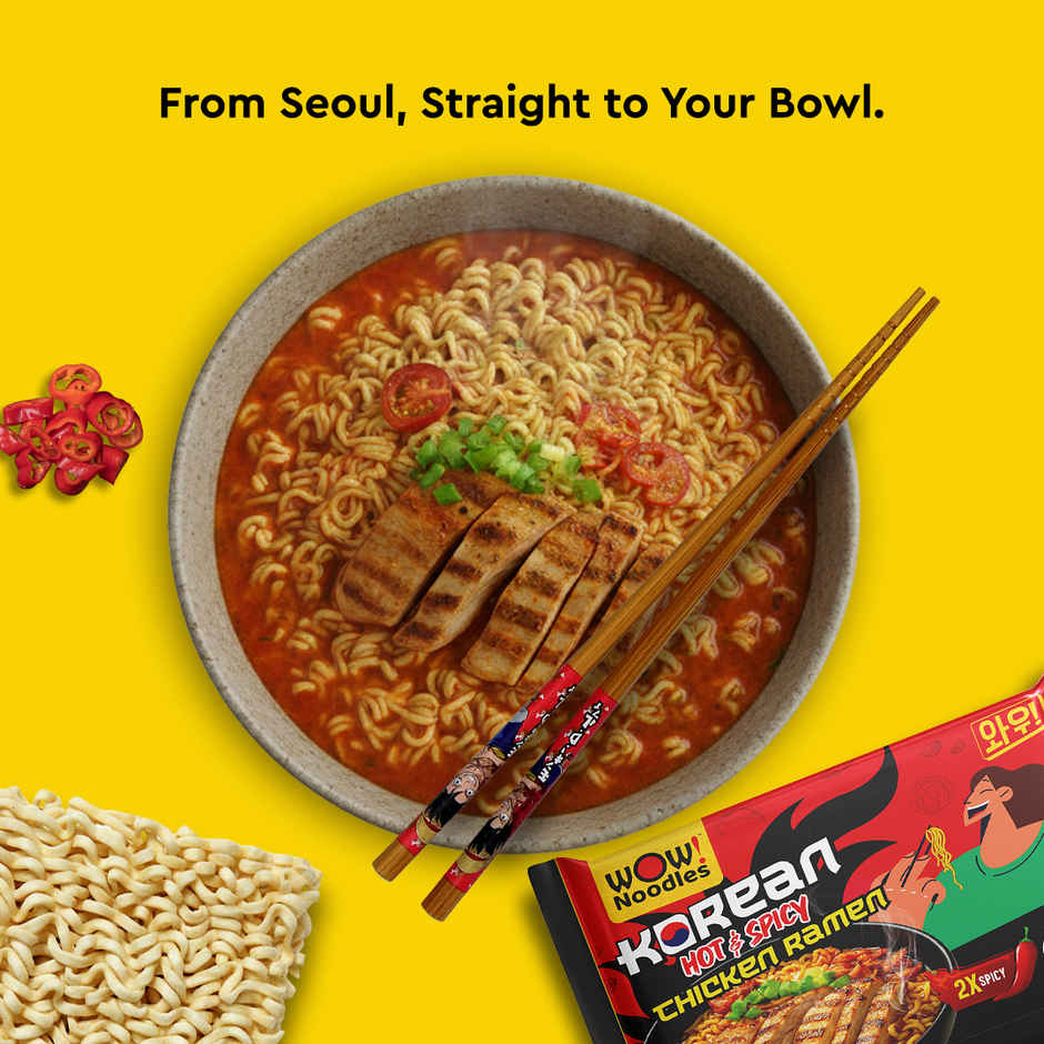 Wow! Noodles Korean Hot & Spicy Chicken