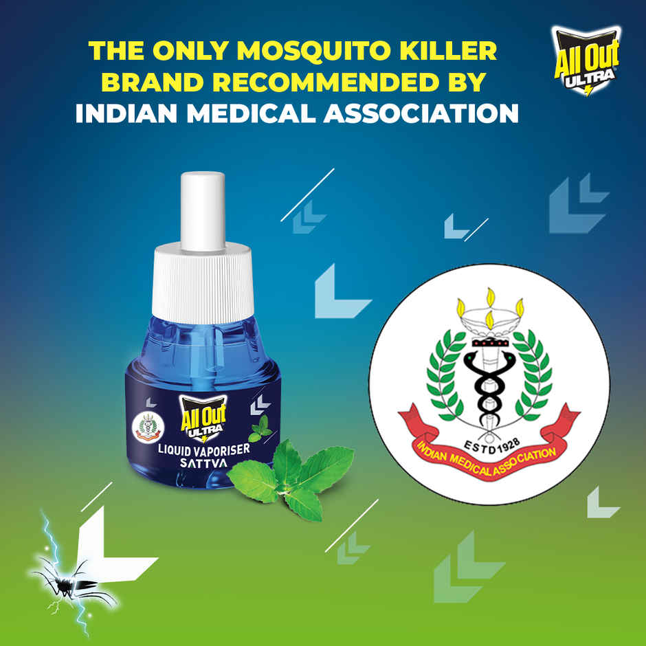 All Out Ultra Sattva Liquid Vaporiser Mosquito Repellent Refill