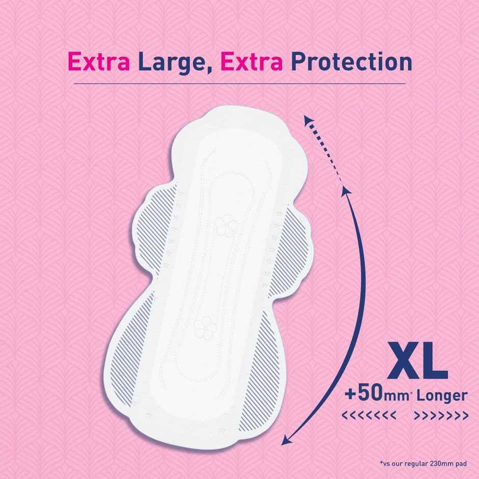 Paree Soft and Rash Free Sanitary Pads | XL | 40 pcs