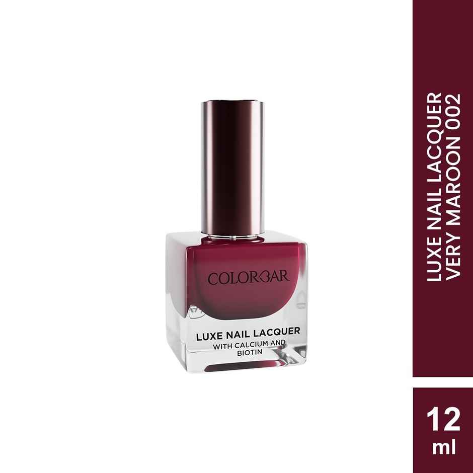 Colorbar Luxe Nail Lacquer - Very Maroon