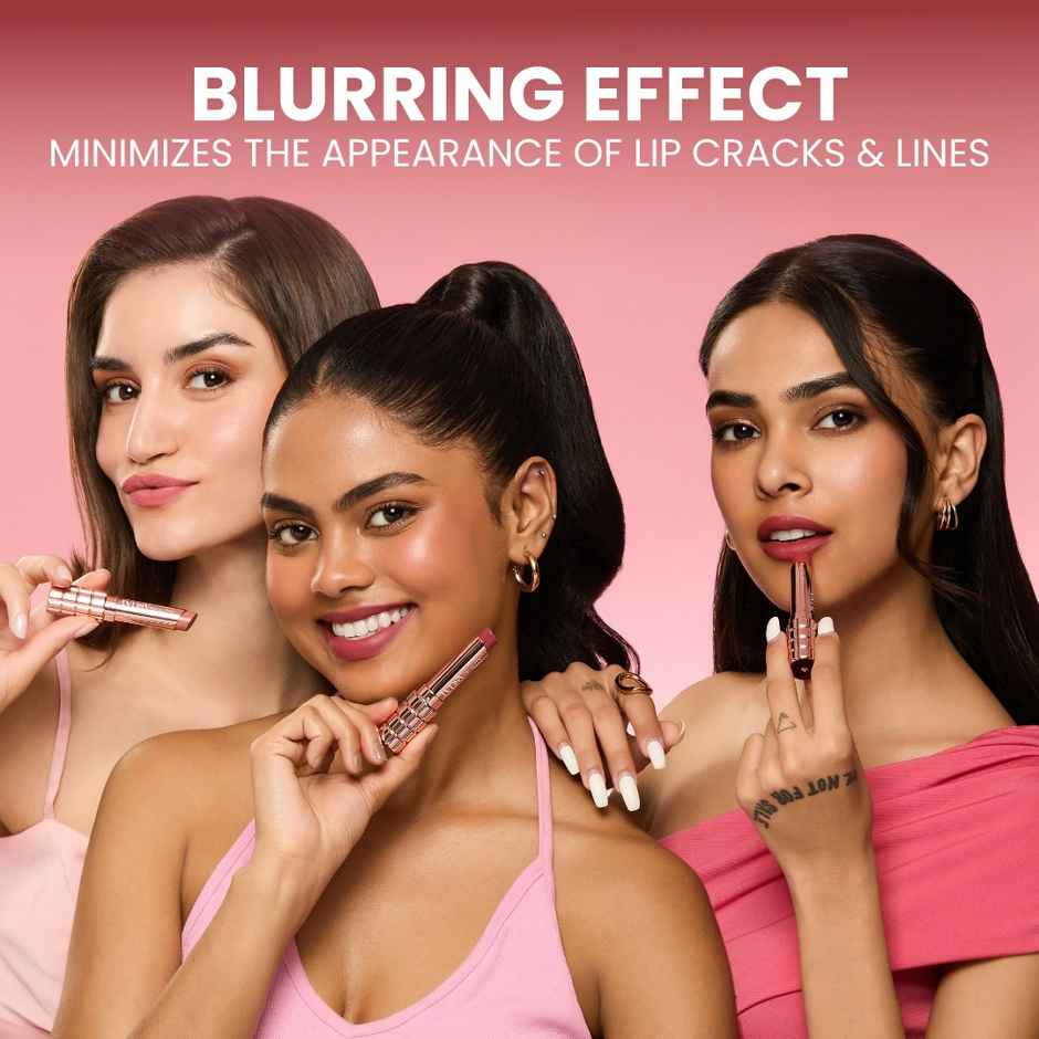Typsy Beauty Cocoa Peptide Velvet Matte Lipstick Pink Praline Deep |  Hydrating | Bullet Lipstick