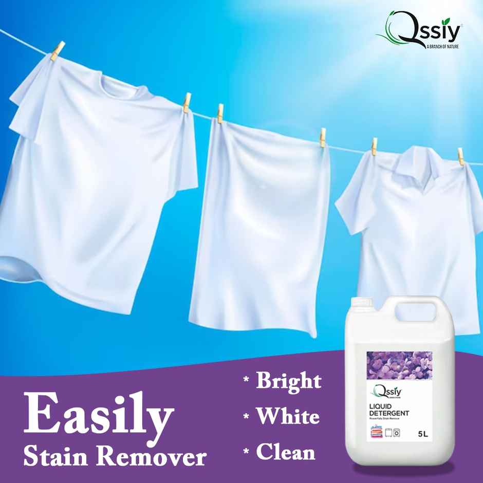 Qssiy Liquid Detergent Load Front Load | Detergent Liquid For Washing Machine | Lavender Combo