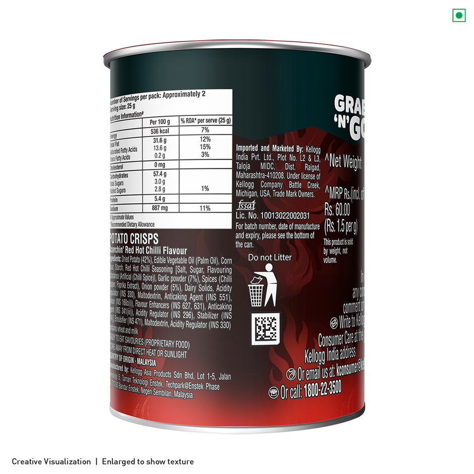 Pringles Scorchin Red Hot Chilli