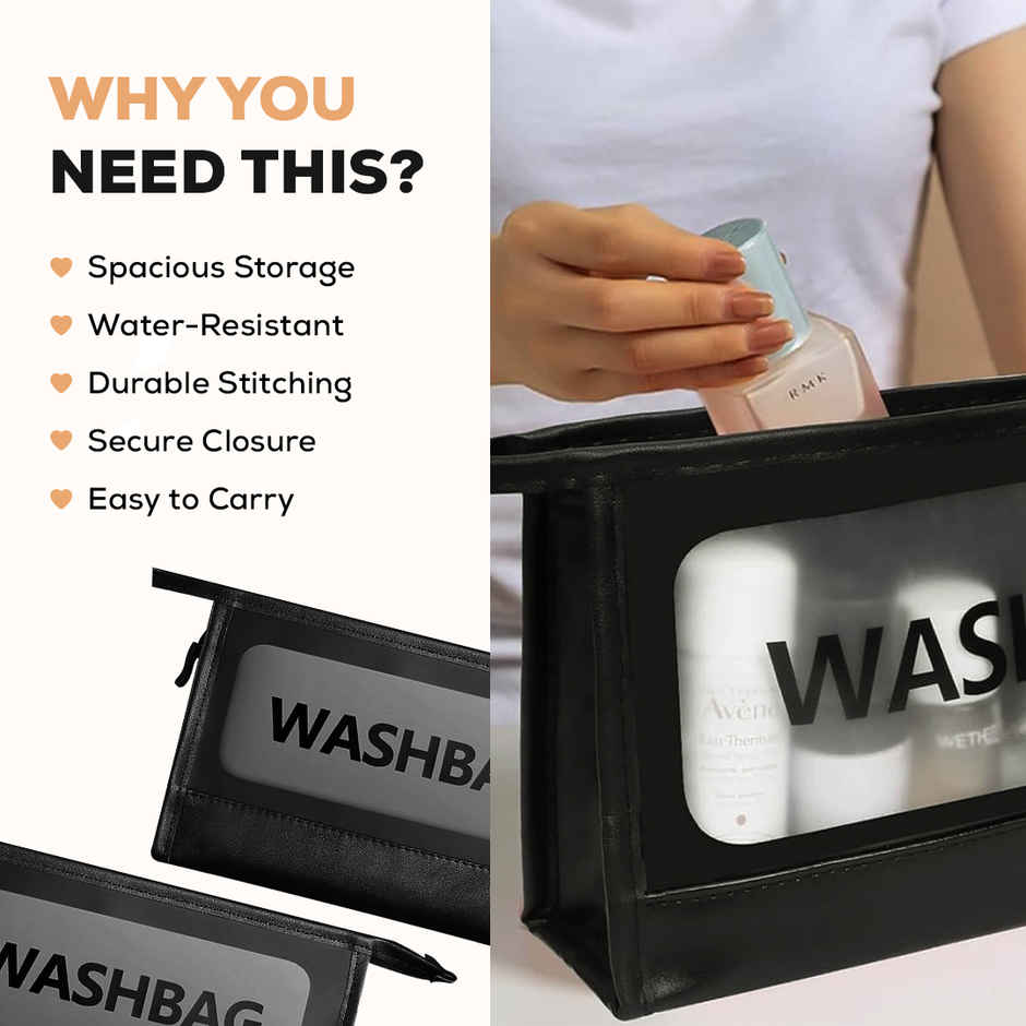 Multibrite Waterproof Travel Pouch | Black