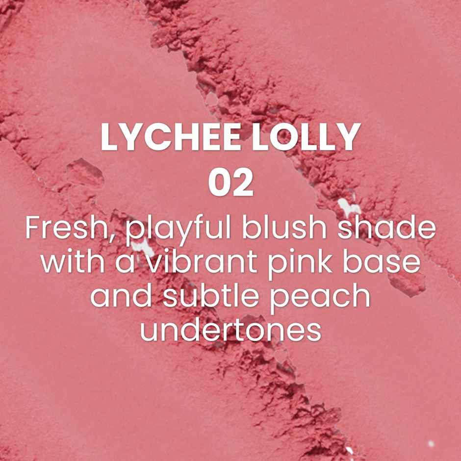 Typsy Beauty Ph-Antastic Color Adjusting Blush|Lychee Lolly 02|Flawless Finish|Featherlight