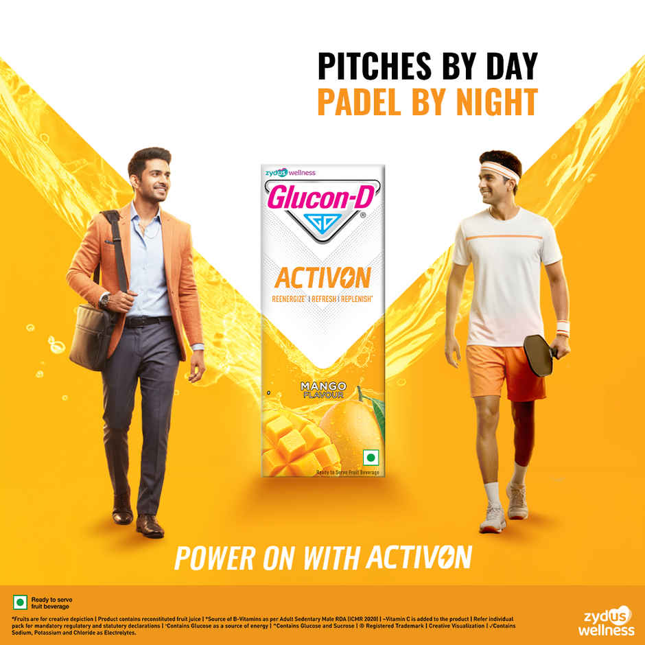 Glucon-D Activon Ready to Drink Beverage | Mango Flavour