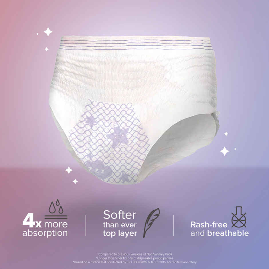 Nua Disposable Period Panties Trial Pack | XL-XXL