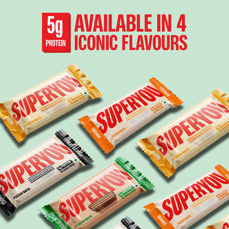 SuperYou Mini Choco Hazelnut Protein Wafer Bar