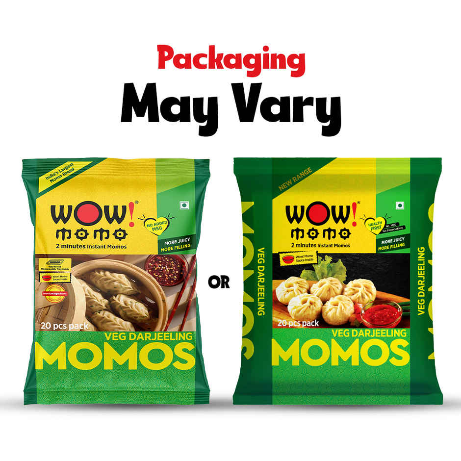 Wow! Veg Darjeeling Momos(20pc) & Coca-Cola Soft Drink(750ml) Combo