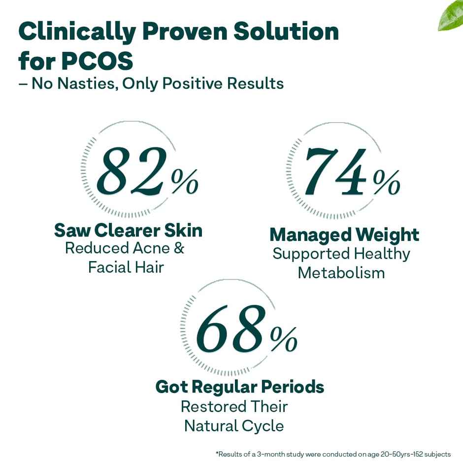OZiva Plant Based HerBalance for PCOS Supplements for Women