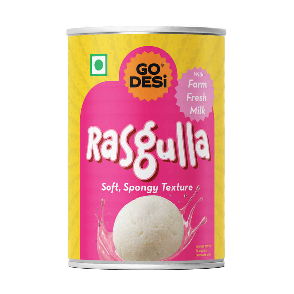 GO DESi Rasgulla | With Farm Fresh Milk | Ready to Eat