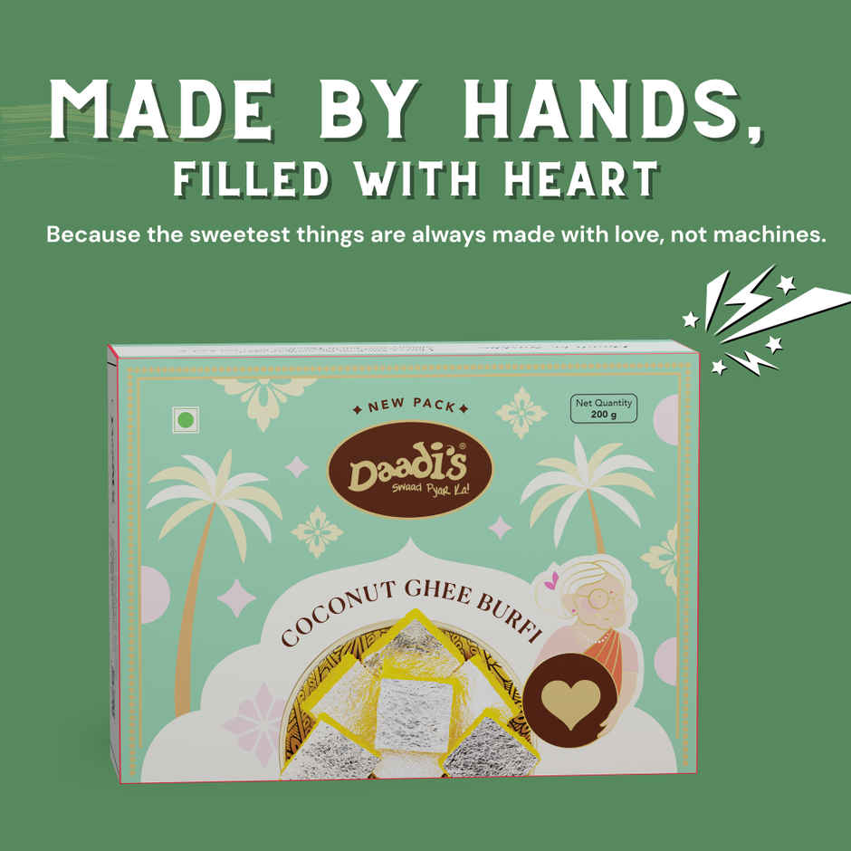 Daadi'S Coconut Ghee Burfi