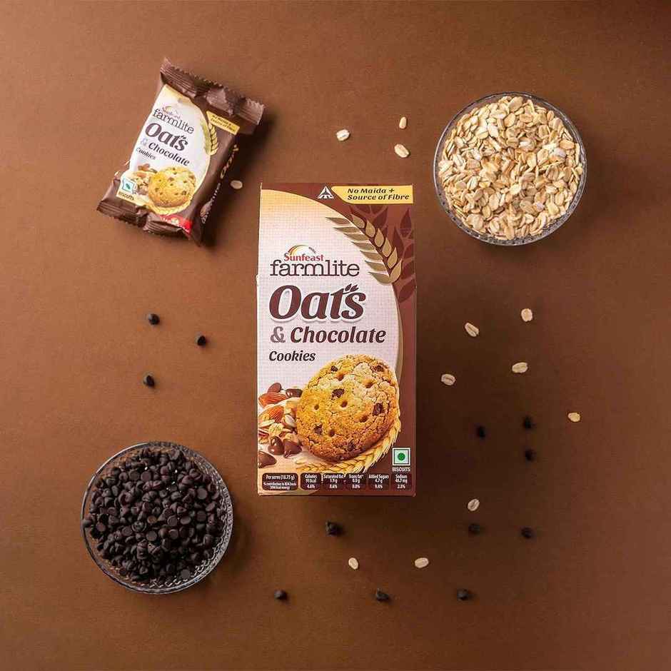 Oats & Chocolate Cookies By Sunfeast Farmlite