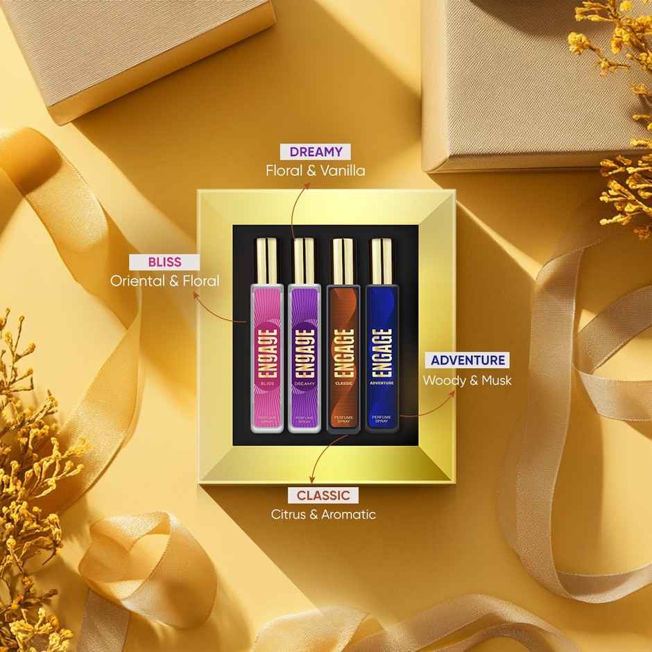 Engage Vibes Perfume Gift Set for Men & Women | Couple Gift