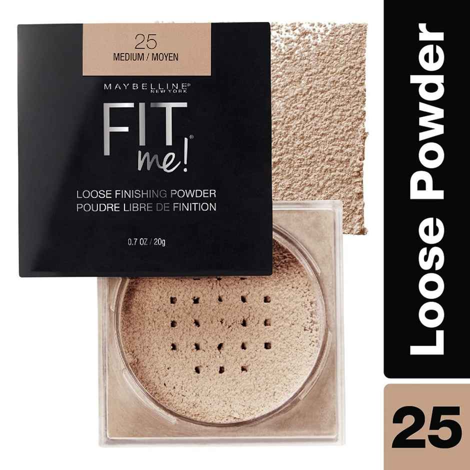 Maybelline Fit me Loose Finishing Powder, 25 Medium
