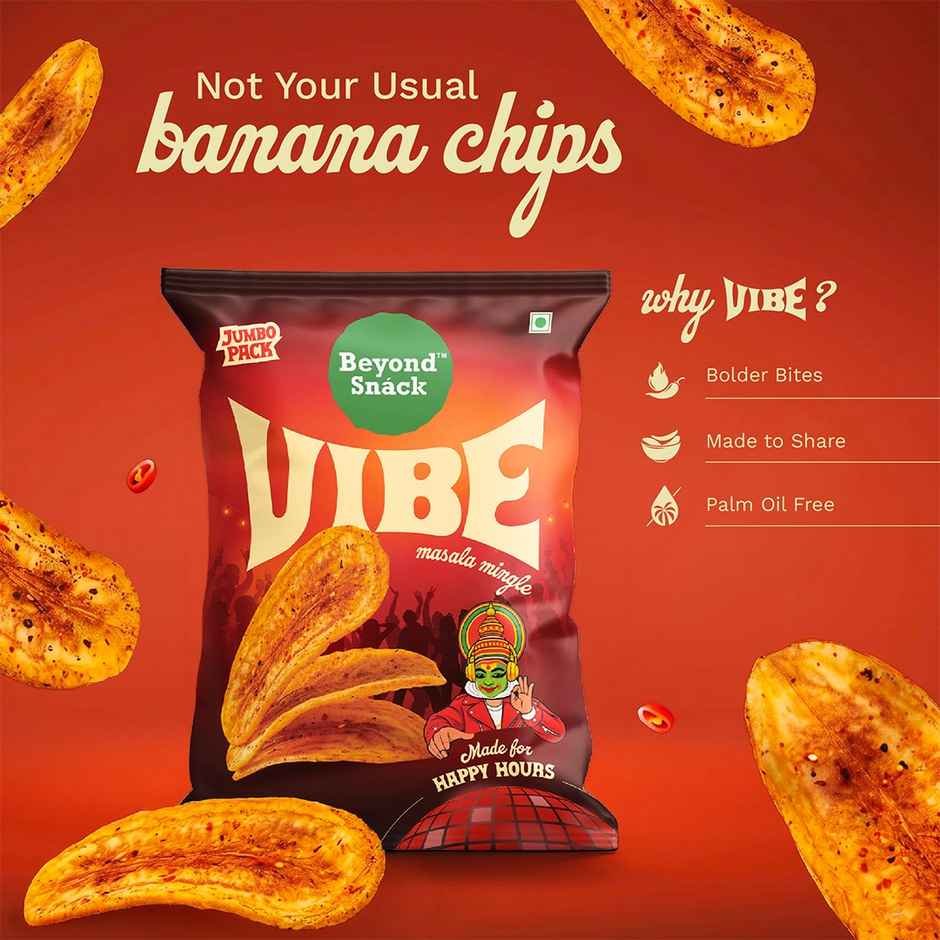 Beyond Snack Vibe - Long Banana Chips - Masala Mingle