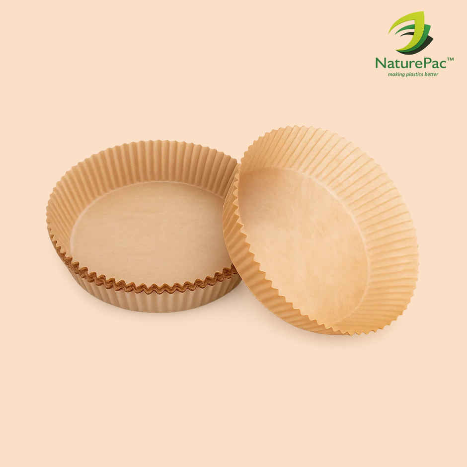 Naturepac AirFryer Paper Liners Round 6 inch
