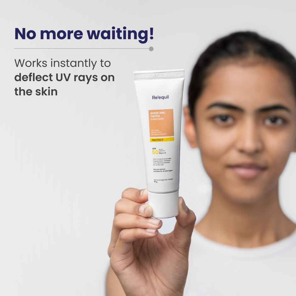 Reequil Sheer Zinc Tinted Mineral Sunscreen SPF 50 PA