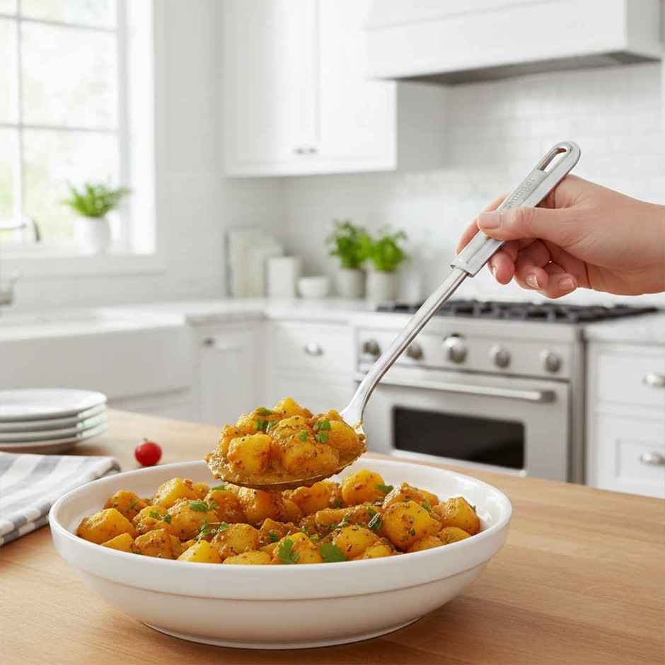 Habitat Pro Series Serving Spoon with SS Insert | Functional & Stylish Design