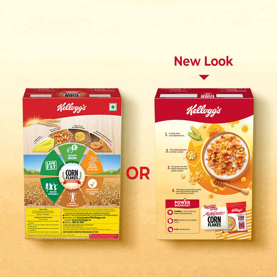 Kelloggs Corn Flakes With Real Honey