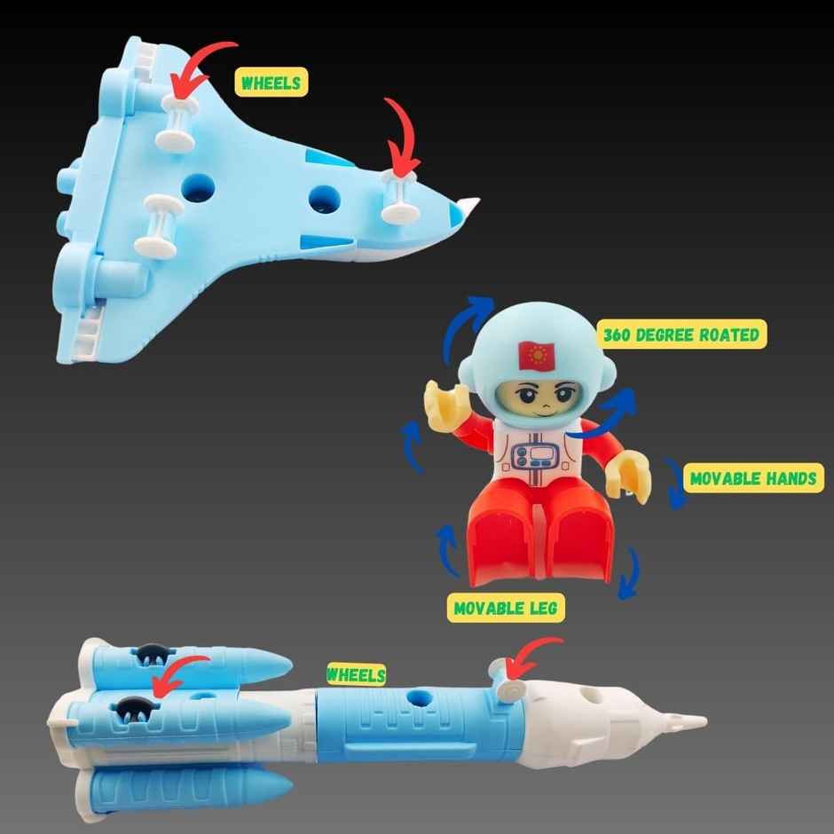 Toyshine DIY Rocket Space Shuttle STEM Toys for Kids