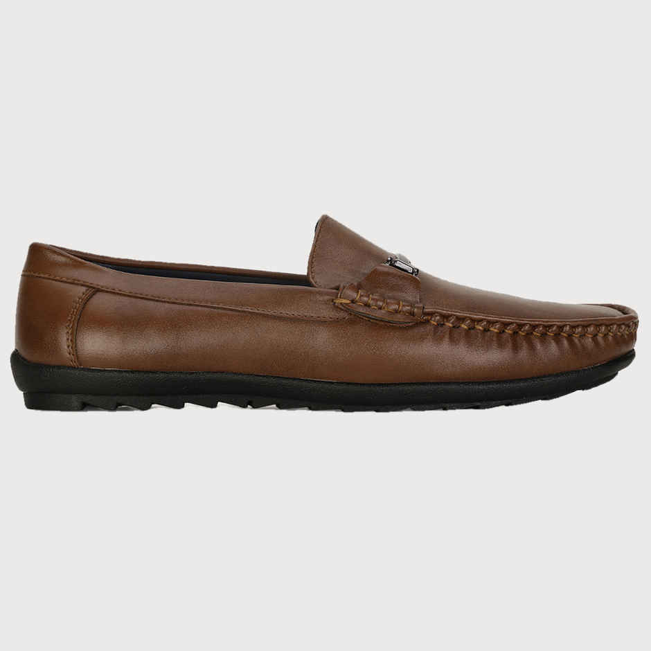 Bata Brown Moccassins For Men - UK 7