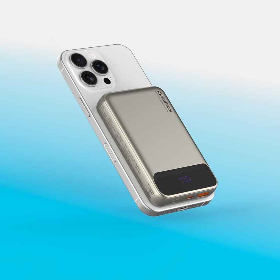 Stuffcool Click 10000 mAh Magnetic Wireless Powerbank For Iphone With Fast Charging