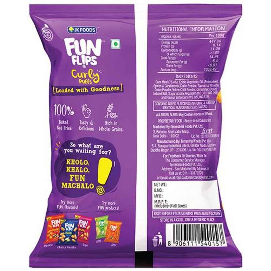 Fun Flips Puffs Mocktail Healthy Baked Snacks Combo 