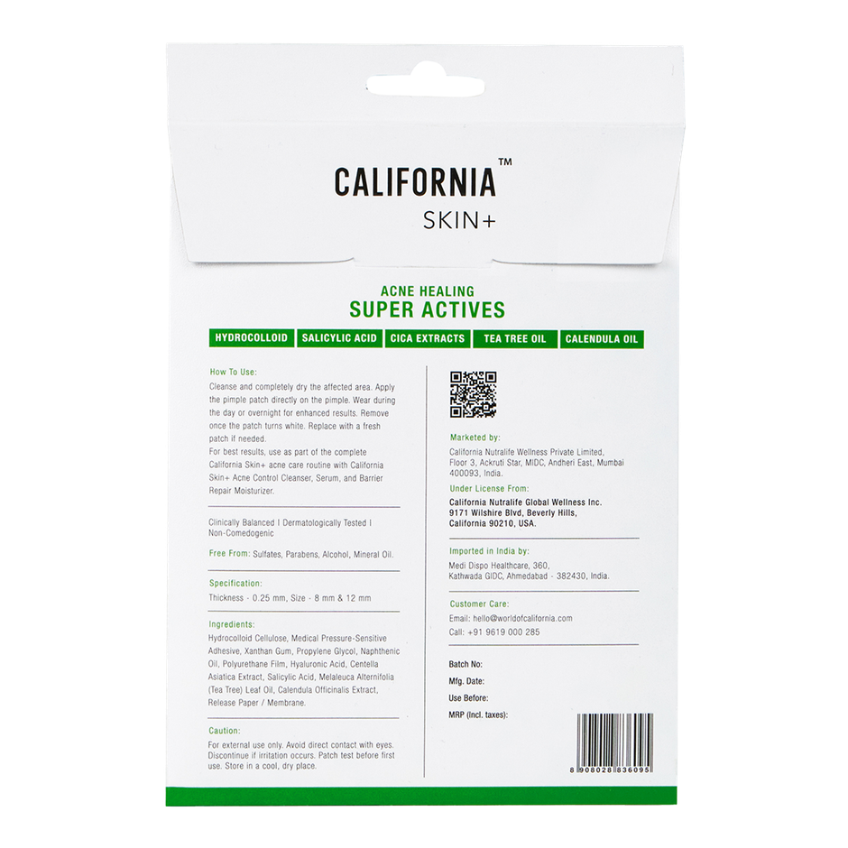 California Skin+ Triple Action Acne Relief Pimple Patches