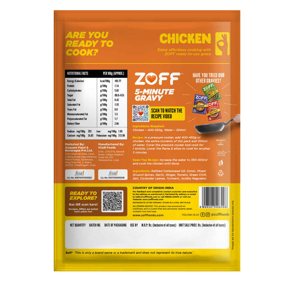 Zoff 5Mins Gravy Chicken