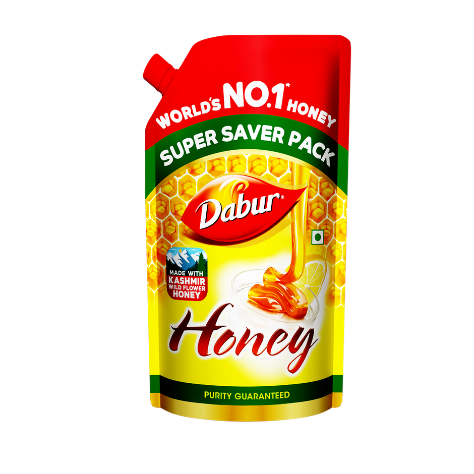 Dabur Honey | Refill Pouch | Totally Pure | World's No.1 Honey Brand