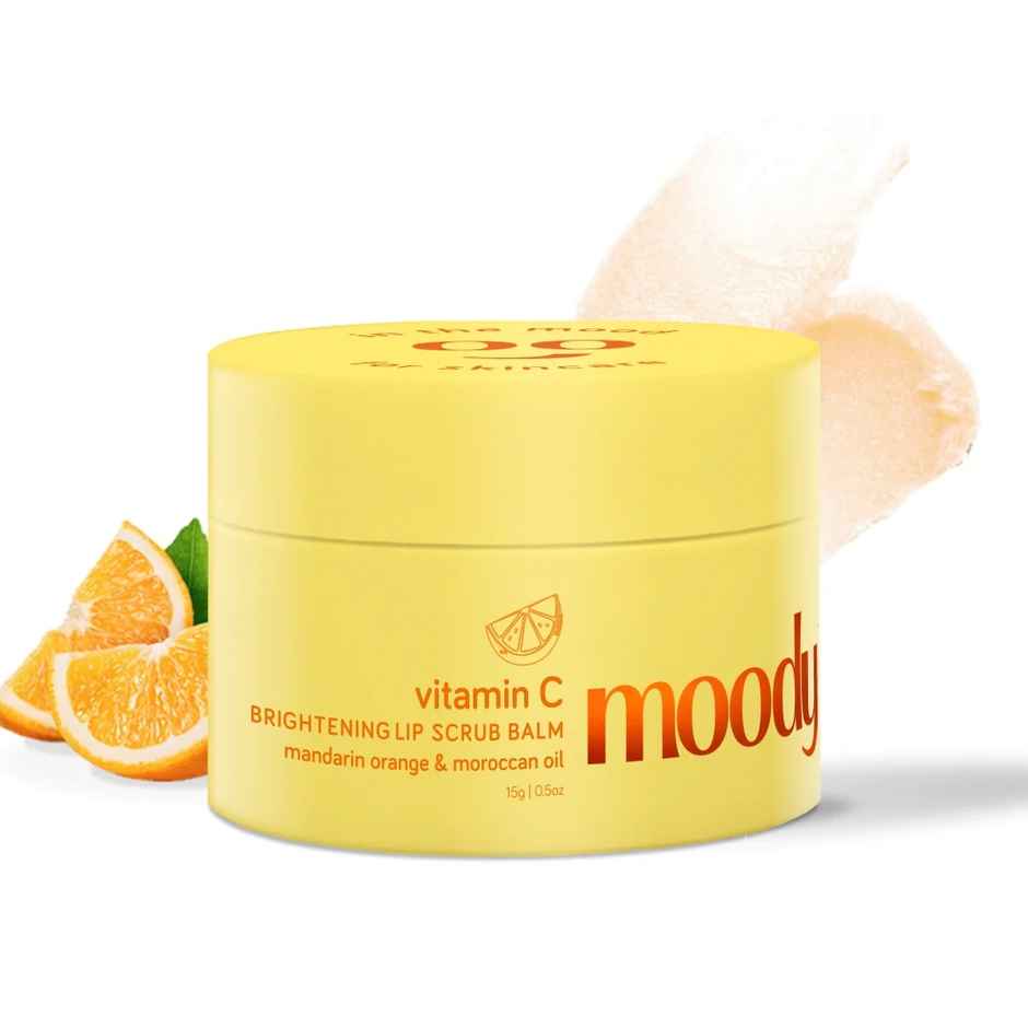 Moody Vitamin C Brightening Lip Scrub Balm