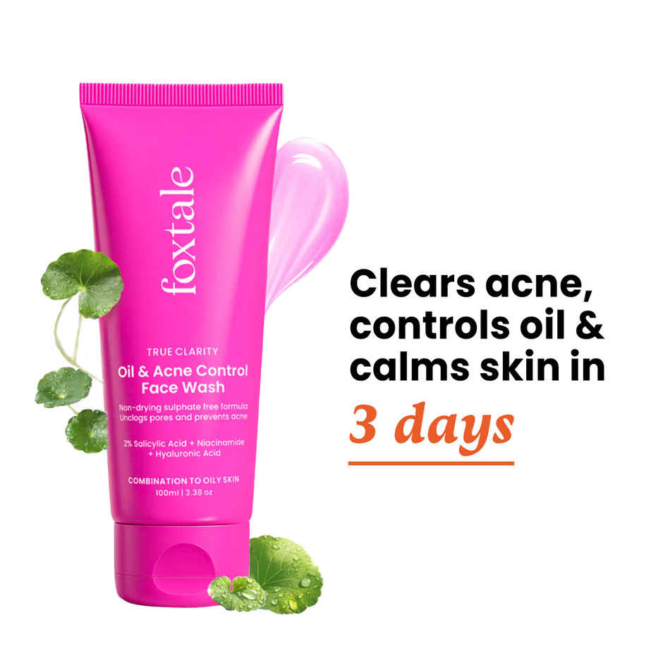 Foxtale Oil and Acne Control Face Wash