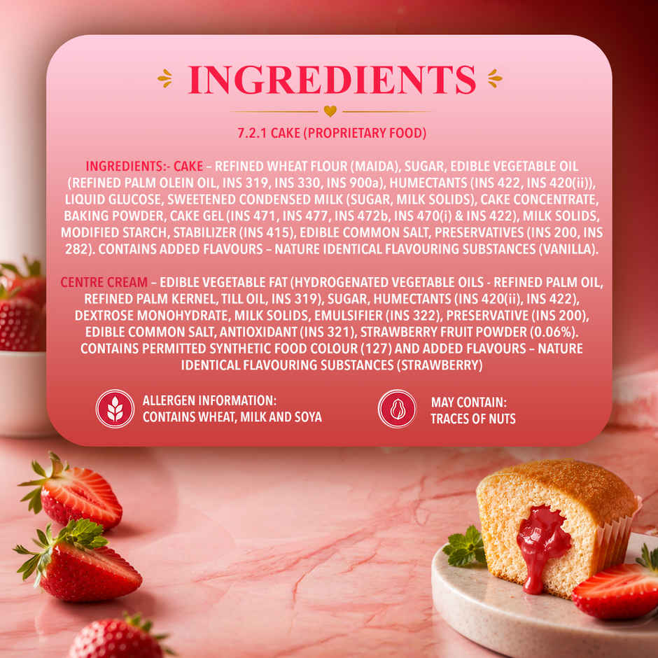 Lavian Exotique Creme Cups Strawberry | Dessert Delight