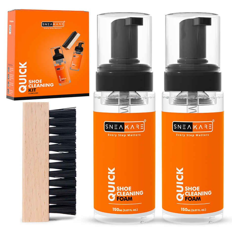Sneakare Quick Shoe Cleaning Kit with Extra Foam