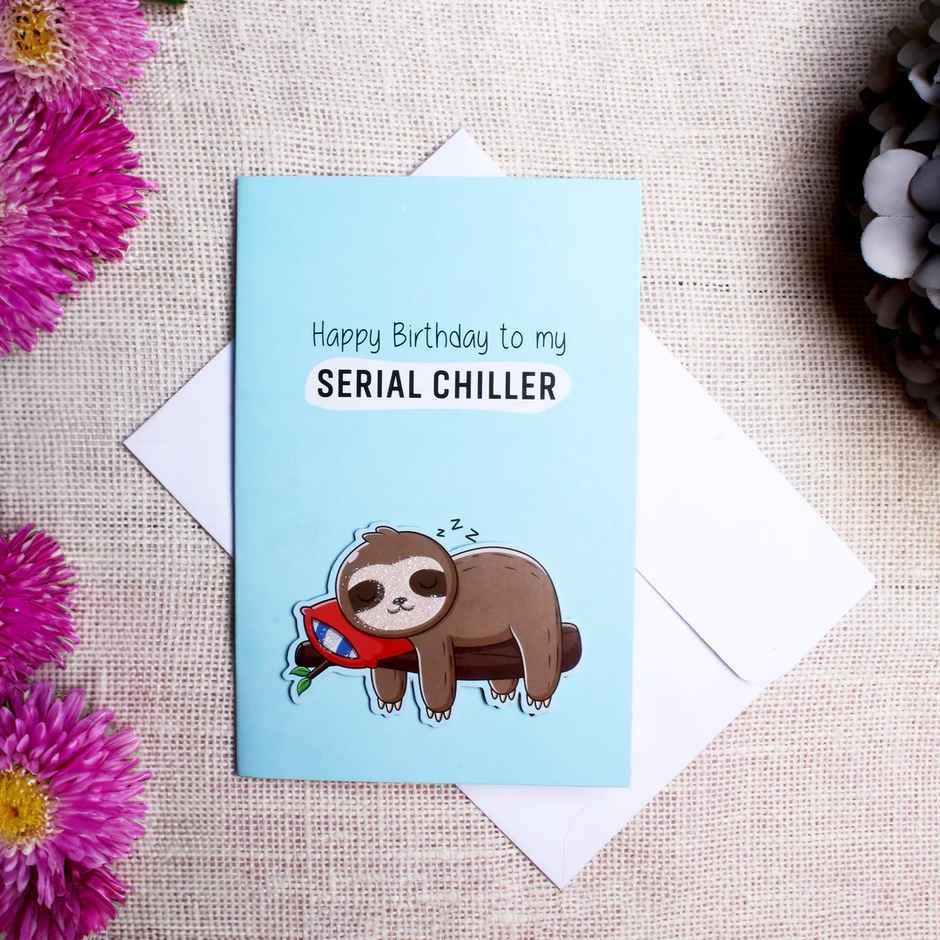 Itsy Bitsy Greeting Card & Envelope Birthday Chiller 4 x 6 Inch 2 Pc Pb Lb