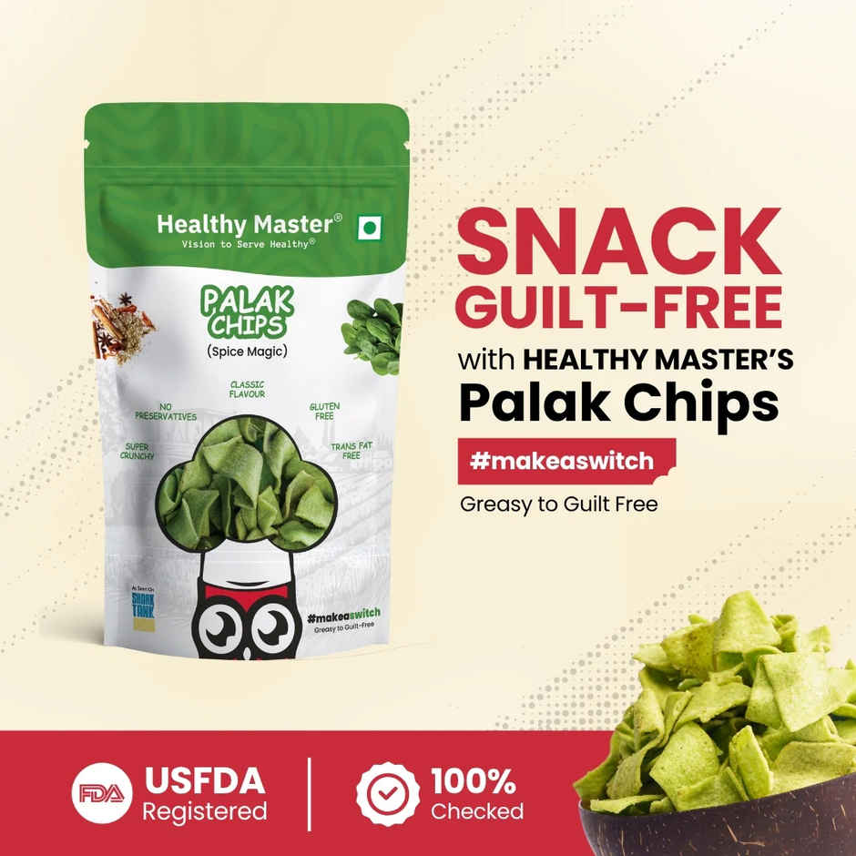 Healthy Master Palak Chips