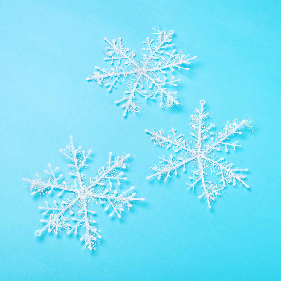 Christmas Snow Flakes For Tree Decoration | 15 cm | Gullak