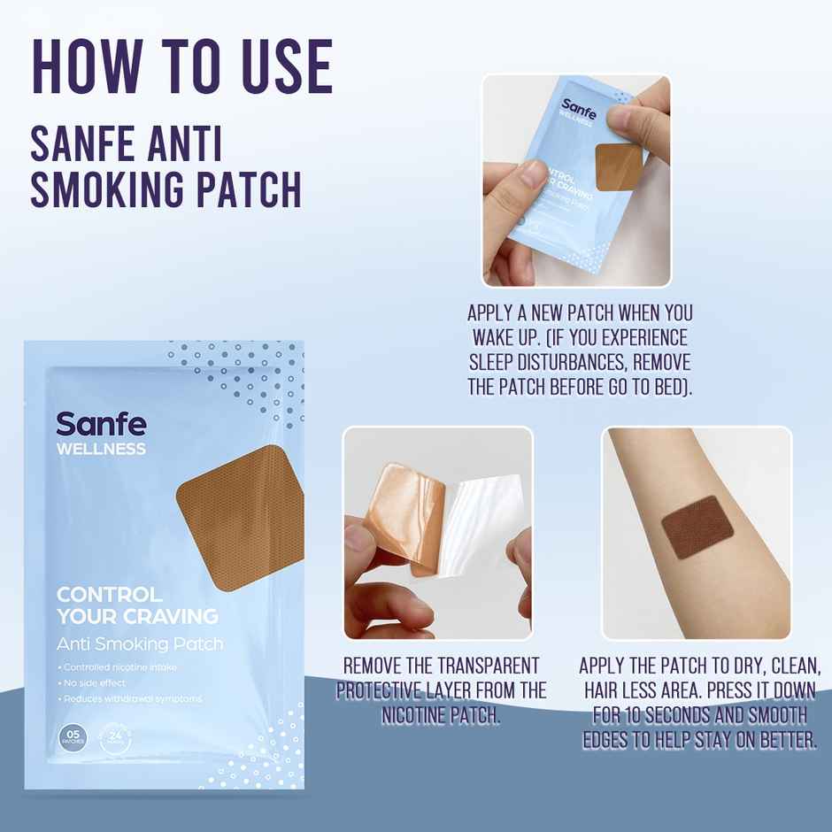 Sanfe Anti Smoking Patch 5 Patches
