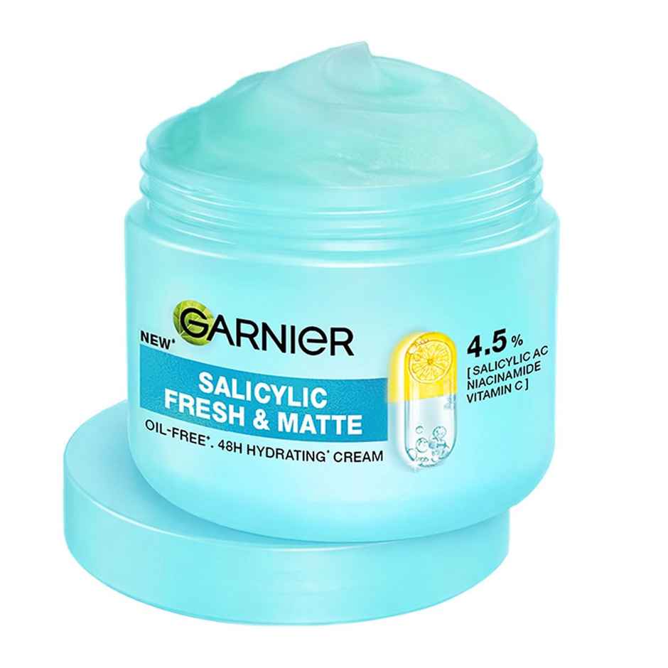 Garnier Fresh & Matte Salicylic Acid Sorbet Moisturizer, 4.5% Salicylic Acid+Niacinamide+Vit C