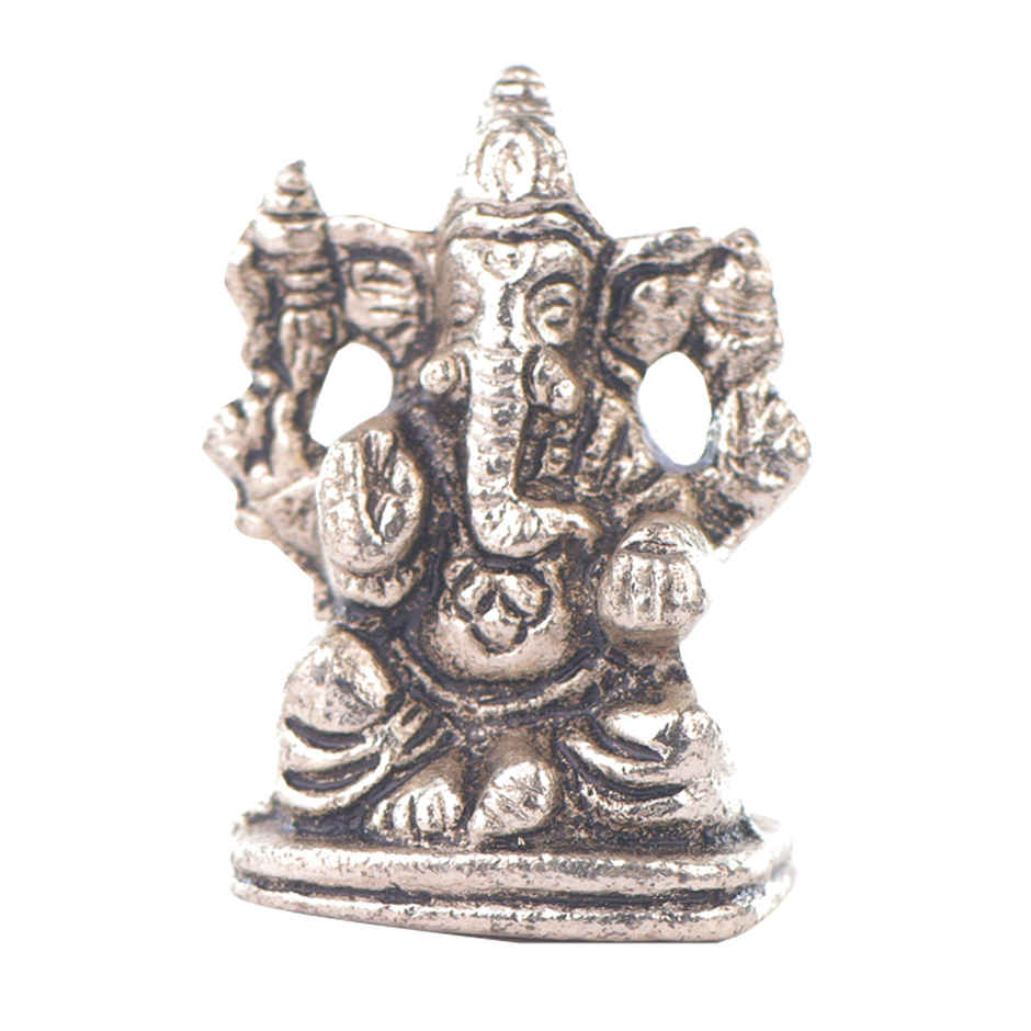Ganesh Ji Idol in Gold Polish | Small Size | Devnidhi