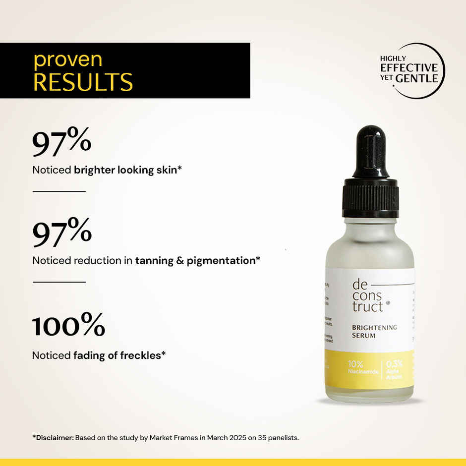 Deconstruct Brightening Niacinamide Serum | 10% Niacinamide + 0.3% Alpha Arbutin