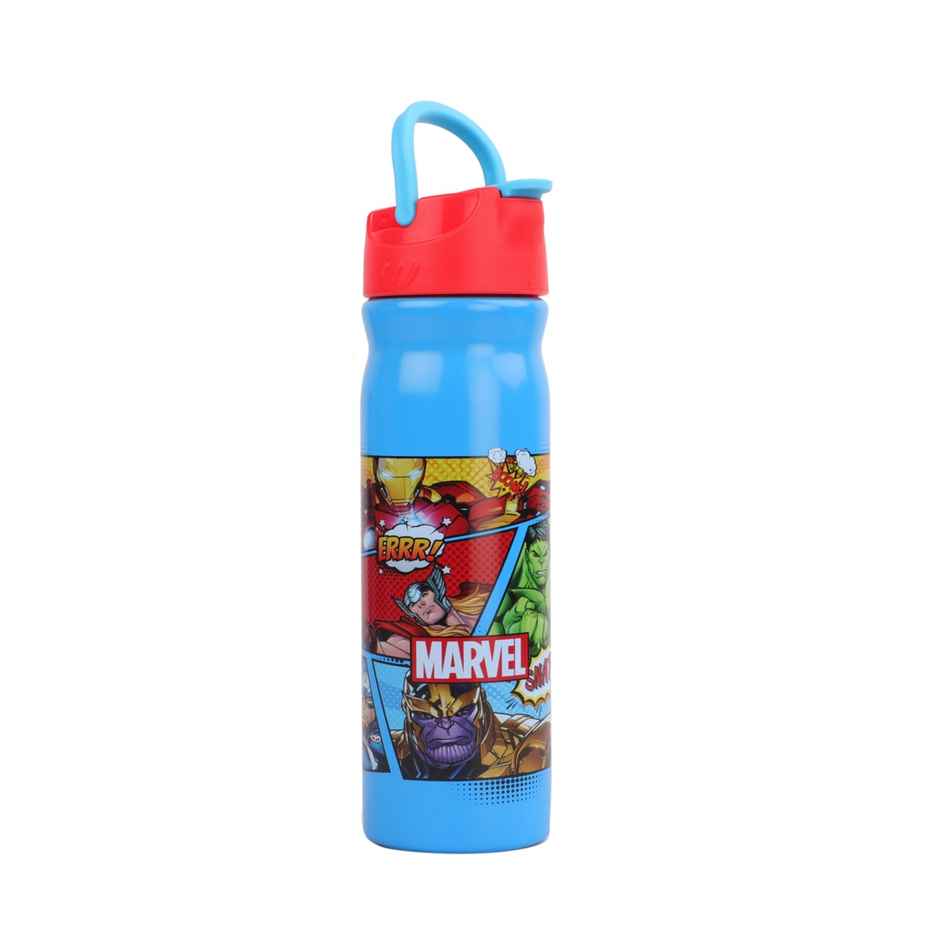Marvel Spiderman Sleek Straw Sipper Water Bottle With Handle. | Hmyxsb 73430 | Av | 500ml