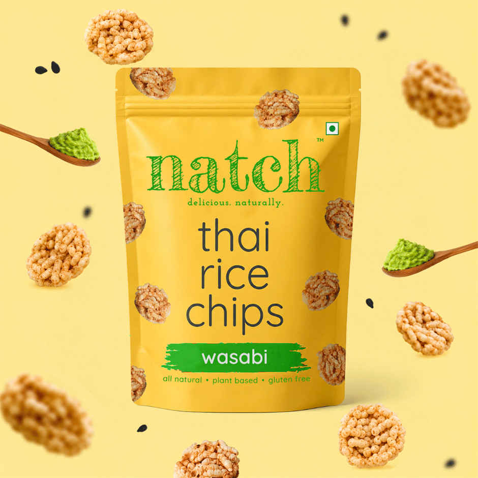 Natch Wasabi Thai Rice Chips | No Palm Oil | Healthy Snacks