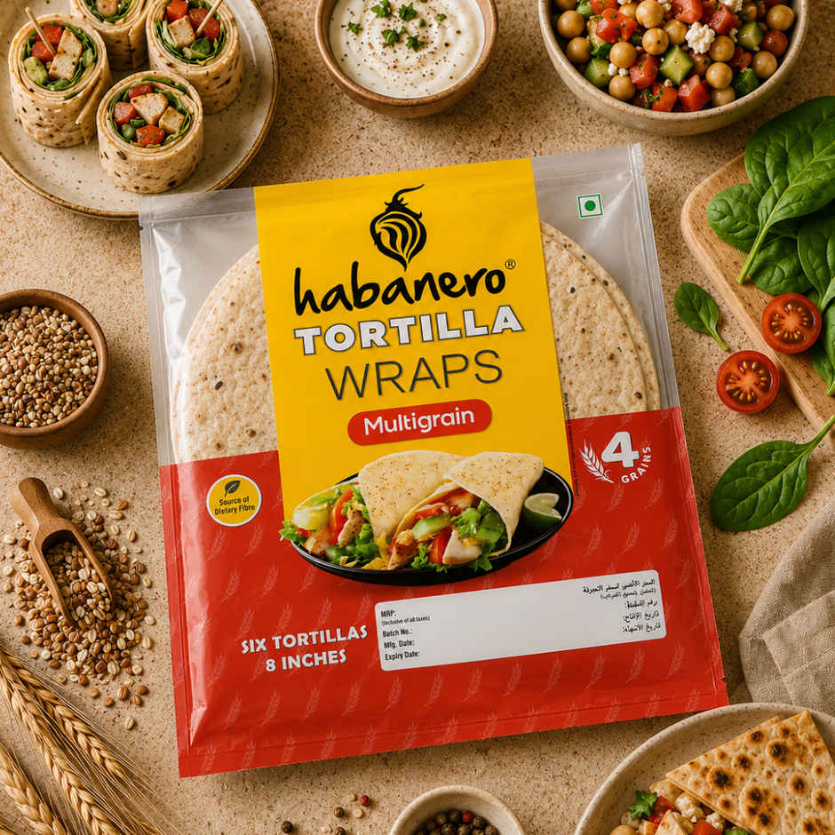 Habanero Multigrain Tortilla Wraps